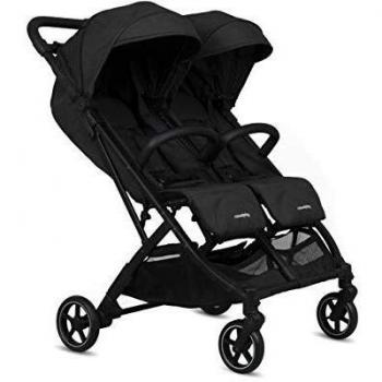 Silla de paseo gemelar Casualplay Tour Twin, color negro