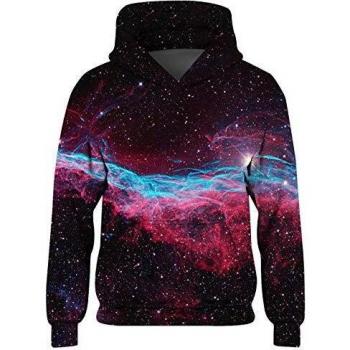 Galaxy‑Print 3D Hoodie für Jungen & Mädchen – Goodstoworld