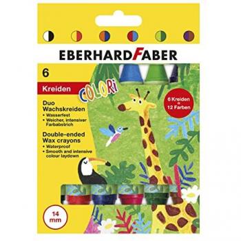 EberhardFaber Colori Wachsmalkreiden, 6er Blister