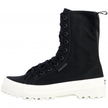 Superga 2641 Alpina High Cotton Blend Women's Boots - Black