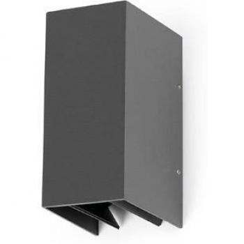 FARO BARCELONA Aplique rectangular exterior gris