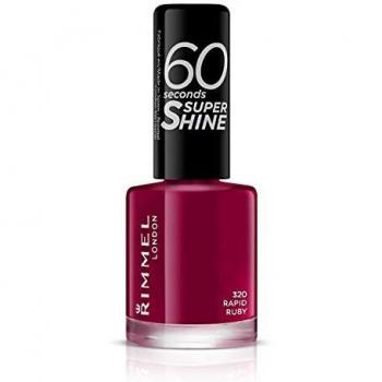 Rimmel 60 Seconds Super Shine 320 Rapid Ruby Esmalte rápido