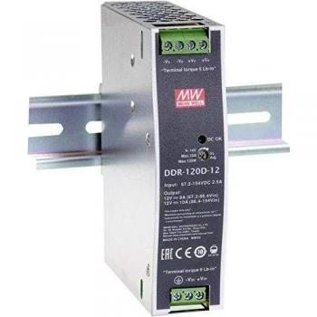 Mean Well DDR-120C-12 Convertitore dc/dc per guida din 12 v/dc 10 a 120 w