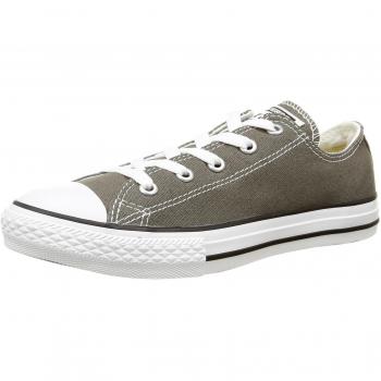 Converse Chuck Taylor All Star Season Ox Unisex Babies' Trainers Slippers in Charcoal Brown - Kids Size 5 UK (21 EU)