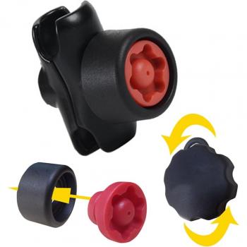 JINSERTA Mixed Combination Anti Theft Key Knob for RAM Mount