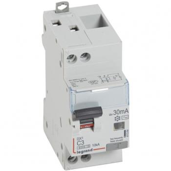 DX3 DISJONCTEUR DIFFERENTIEL PHASE NEUTRE GAUCHE 6000/10KA 3A AC 30MA