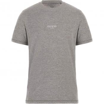 T-Shirt Homme Guess Essentiel Gris avec Petit Logo