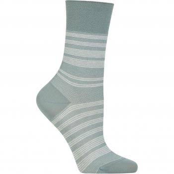 Falke Women's Sensitive Lyocell Socks - Sunset Stripe Light Jade 2.5-5