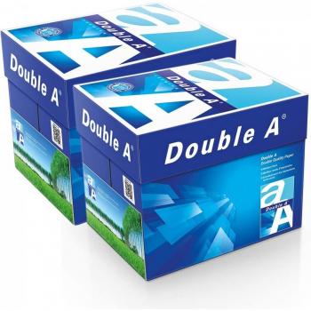 Pack 20 paquetes papel tamaño A5 500 hojas de 80 g DOUBLE A Premium