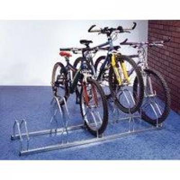 Grey 5-Cycle Capacity Cycle Rack with Zinc Plating