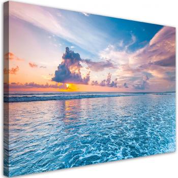 Atardecer Azul Marino 60x40