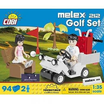 Melex 212 - Set de Golf 94 Pièces avec Figurines 1/35 Cobi