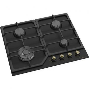 Solthermic SA022W Placa de Gas 4 Zonas Negra