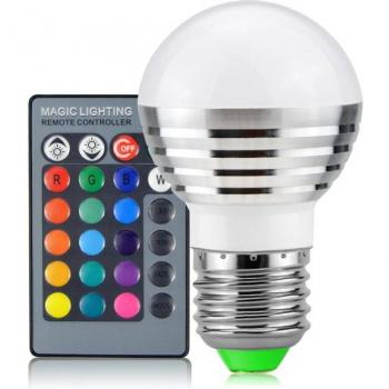 Smart RGBW E27 LED Bulb with Bluetooth and Voice Control