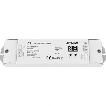 Triac DALI LED Dimmer 220V 110V 230V AC 1 Channel 1.2A 288W
