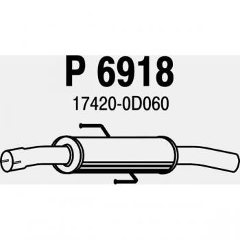 Marmitta centrale VEGAZ TS‑296