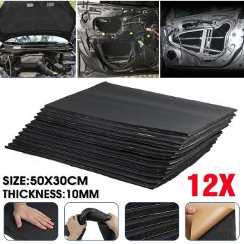 Car Bonnet Sound Deadener Foam 9X 30x50cm