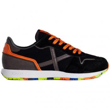 Tênis MUNICH MASSANA 495 Masculino Preto e Laranja