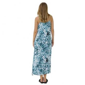 Vestido Kaffe Thora Azul Cian