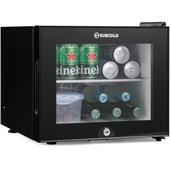 Subcold Aire20‑G LED Mini Fridge – Black Edition