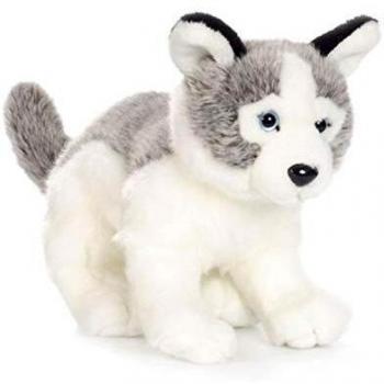 Grey WWF Husky Stuffed Animal – 23 cm – Children's Edition