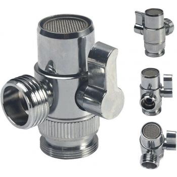 Dual Function Faucet Adapter for Bidet and Shower