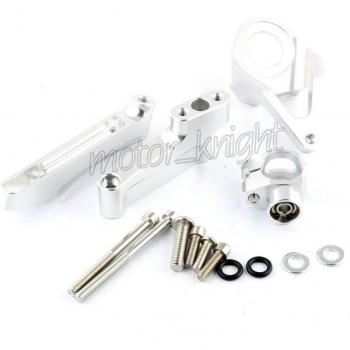 CNC Aluminum Steering Damper Mount Kit for Suzuki GSXR1300 (1998-2006)