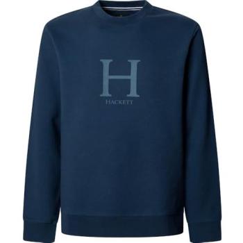 Dark Denim Blue Heritage Crew‑Neck Sweatshirt
