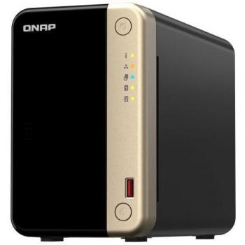 QNAP TS-264 NAS Torre Intel Celeron N5095 8 GB QNAP QTS Negro, Oro