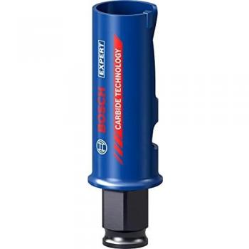 Bosch Expert Construction Material Lochsäge für Ziegelsteine, Spanplatte, Weichholz, glasfaserverstärkter Kunststoff, weiche Fliesen - 25 mm