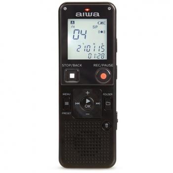 Aiwa DVR-A600 - Grabadora de Voz Digital con Micrófono Estéreo y 16GB