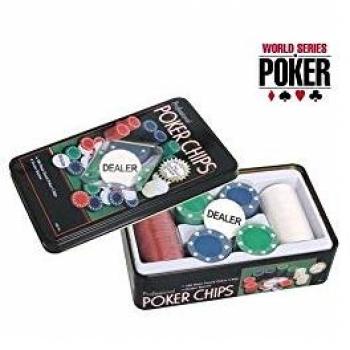 Set di Chip da Poker Professionale 100 Pezzi, Dakota Texas Hold'em