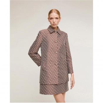 Motivi - Chaqueta de mujer jacquard con estampado double love