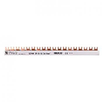 Barra di collegamento a forcella 3P 63A 10 mm², 18 moduli, S‑18 E.4303 – Accessorio per animali domestici