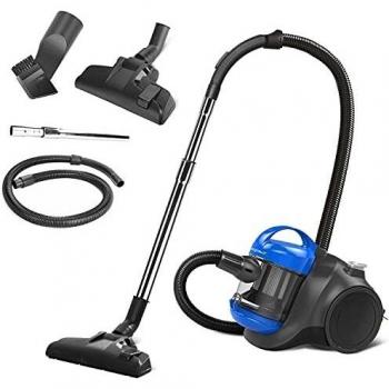 Aigostar - Aspirador sin Bolsa, Filtro Lavable Antialergias, Boquilla 2 en 1, 700W, Azul