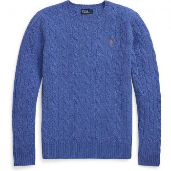 Maglia a trecce in lana e cashmere