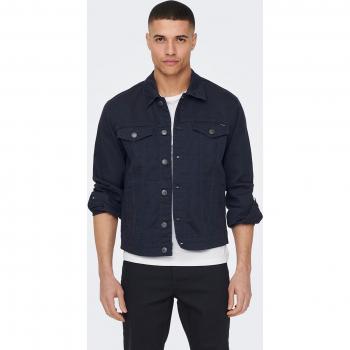 Only & Sons Giacca Di Jeans Coin Life Colour 4453 Dark Navy S