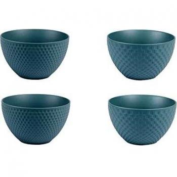 Coffret 4 coupelles Snow blue 11,5 cm - table passion