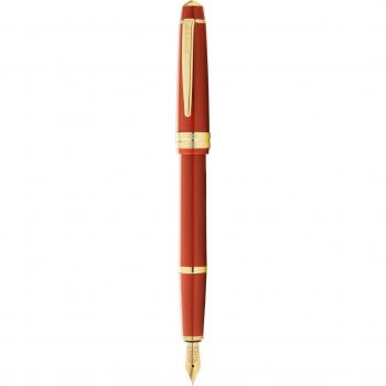 Bailey Cross Penne Ambra Dorata Finezza Oro, Pennino F – Set di Regalo