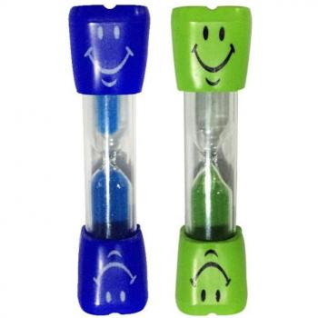 2Pcs 3 Minutes Smiling Face Sand Timer