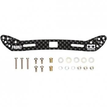 Support voor voorste schokdemper Tamiya Mini 4WD, 2 mm, zwart, HG