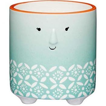 Maceta Blanca y Azul KitchenCraft