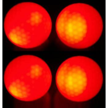 Nachtleuchtende Golfbälle mit LED-Technologie