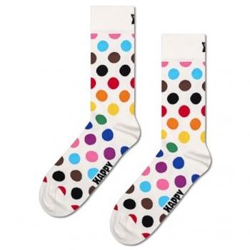 Calcetines Happy Socks Pride Dots blanco azul amarillo - Talla 41-46