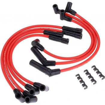 8Pcs Ignition Cable Set 8.5mm Spark Plug Wires with Clips for Jeep Grand Cherokee