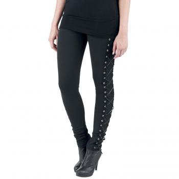 Vixxsin Corset Leggings - Schwarz - Größe S