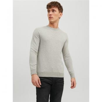 Jersey Jack & Jones Atlas Knit Hombre Light Grey Melange