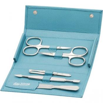 Erbe Solingen 5 Piece Siena Snap Button Manicure Set - Black
