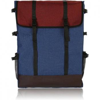 4K Portable Canvas Sketch Painting Board with Large Capacity Travel Shoulder Bag - Blue
