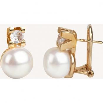 Pendientes Vidal & Vidal Perla y Circonita G3599